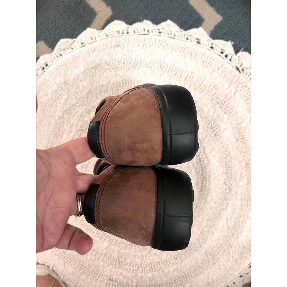 Ecco Men's Soft 7 Low-top Leather Sneakers Shoes brandy/black sz 9 - Picture 8 of 8